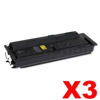 3 x Non-Genuine alternative for TK-479 Black Toner Cartridge suitable for Kyocera FS-6025MFP, FS-6030MFP, FS-6525MFP, FS-6530MFP - 15,000 pages