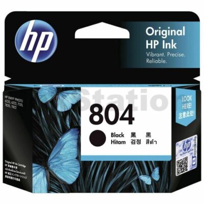 HP 804 Genuine Black Inkjet Cartridge T6N10AA - 200 Pages