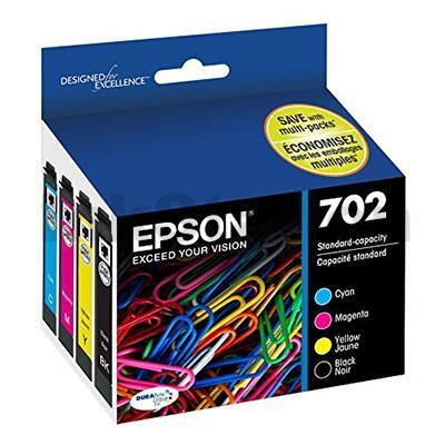 Epson 702 (C13T344692) Genuine Inkjet Cartridge Value Pack [1BK,1C,1M,1Y]
