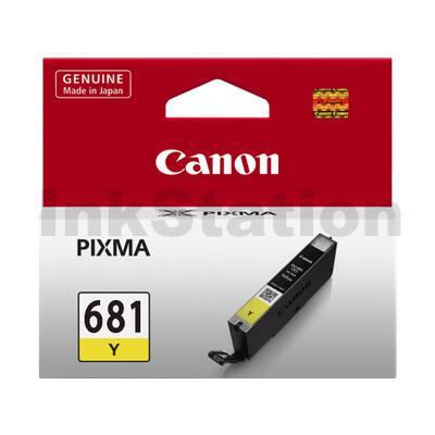 Canon CLI-681Y Genuine Yellow Inkjet Cartridge - 250 pages