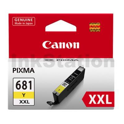 Canon CLI-681XXLY Extra High Yield Genuine Yellow Inkjet Cartridge - 760 pages