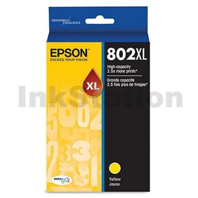 Epson 802XL (C13T356492) Genuine Yellow High Yield Inkjet Cartridge