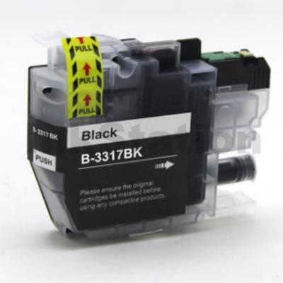 Brother LC-3317 BK Compatible Black Ink Cartridge - 550 pages