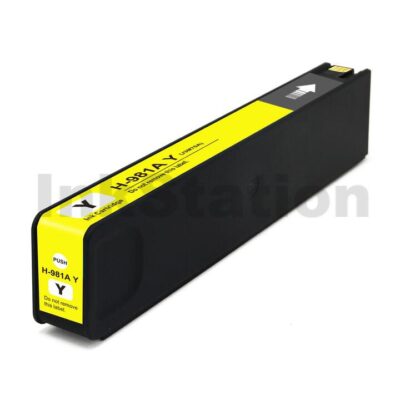 HP 981A Compatible Yellow Inkjet Cartridge J3M70A - 6,000 Pages