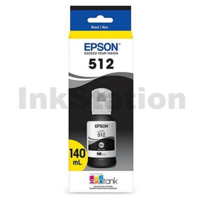 Genuine Epson T512 EcoTank Black Ink Bottle
