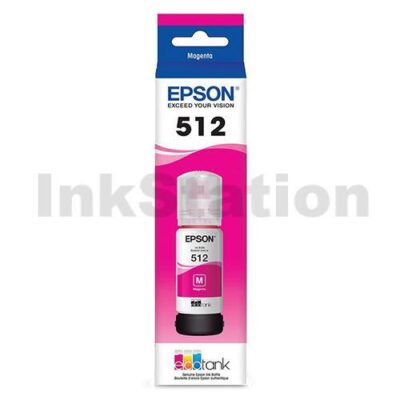 Genuine Epson T512 EcoTank Magenta Ink Bottle