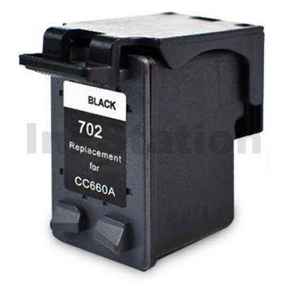 1 x HP 702 Compatible Black Inkjet Cartridge CC660AA