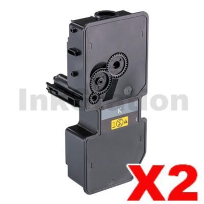 2 x Non-Genuine alternative for TK-5244K Black Toner Cartridge suitable for Kyocera Ecosys M5526, P5026 - 4,000 pages
