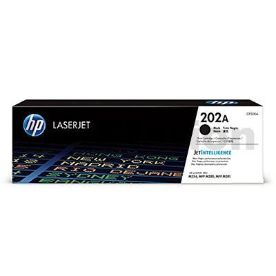 HP CF500A (202A) Genuine Black Toner Cartridge - 1,400 Pages