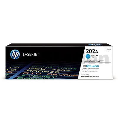 HP CF501A (202A) Genuine Cyan Toner Cartridge - 1,300 Pages