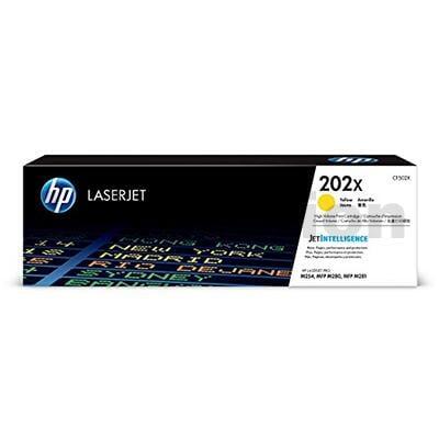 HP CF502A (202A) Genuine Yellow Toner Cartridge - 1,300 Pages
