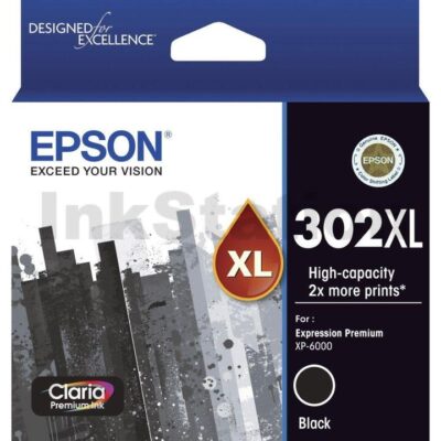 Epson 302XL (C13T01X192) Genuine Black High Yield Inkjet Cartridge