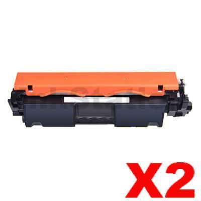 2 x HP CF230X (30X) Compatible Black High Yield Toner Cartridge - 3,500 Pages