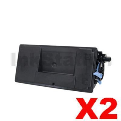 2 x Non-Genuine alternative for TK-3164 Black Toner Kit suitable for Kyocera P3045DN - 12,500 pages
