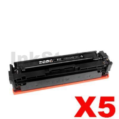 5 x Compatible Canon CART-046BKH Black High Yield Toner Cartridge - 6,300 pages