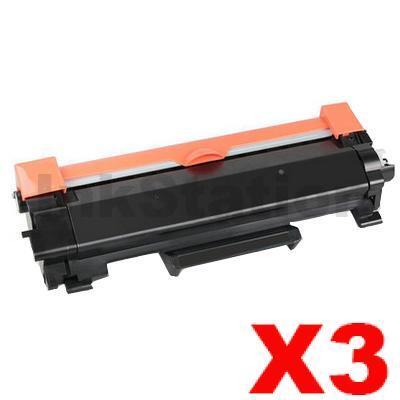 3 x Brother TN-2450 High Yield Compatible Toner Cartridge - 3,000 pages