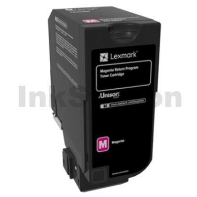 Lexmark 84C6HM0 Genuine CX725 Magenta High Yield Return Program Toner Cartridge - 16,000 pages