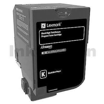 Lexmark 74C6HK0 Genuine CS720 / CS725 Black High Yield Return Program Toner Cartridge - 20,000 pages