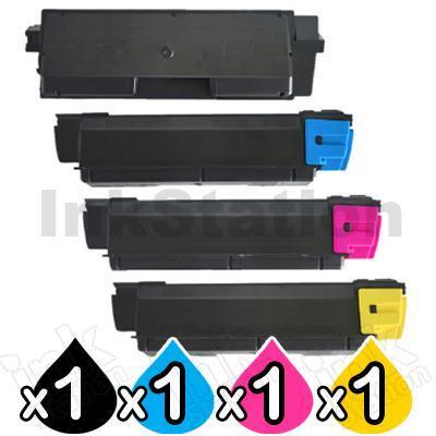 4 Pack Non-Genuine alternative for TK-5164 Toner Cartridge suitable for Kyocera P-7040CDN [BK+C+M+Y]