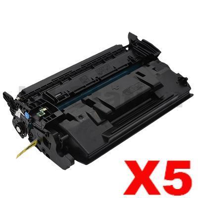 5 x Canon CART-052 Black Compatible Toner Cartridge - 3,100 pages
