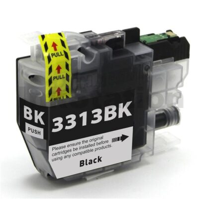 Brother LC-3313BK Compatible Black Ink Cartridge - 400 pages (High Yield of Brother LC-3311BK)