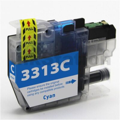Brother LC-3313C Compatible Cyan Ink Cartridge - 400 pages (High Yield of Brother LC-3311C)