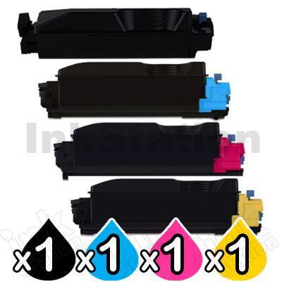 4-Pack Non-Genuine alternative for TK-5274 Toner Cartridge Combo suitable for Kyocera Ecosys P6230CDN, M6230CIDN, M6630CIDN [1BK,1C,1M,1Y]