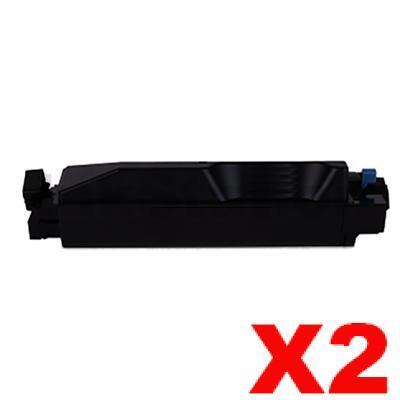 2 x Non-Genuine alternative for TK-5284K Black Toner Cartridge suitable for Kyocera Ecosys P6235CDN, M6635CIDN - 13,000 pages