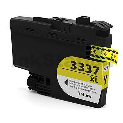 Brother LC-3337Y Compatible High Yield Yellow Ink Cartridge - 1,500 pages