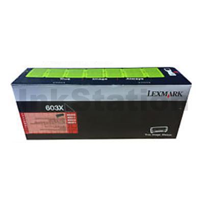 1 x Lexmark 603X (60F3X00) Genuine MX511 / MX611 Black Extra High Yield Toner Cartridge - 20,000 pages