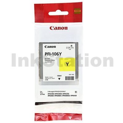 Genuine Canon PFI-106Y Yellow Ink Tank
