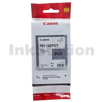 Genuine Canon PFI-106PGY Photo Grey Ink Tank