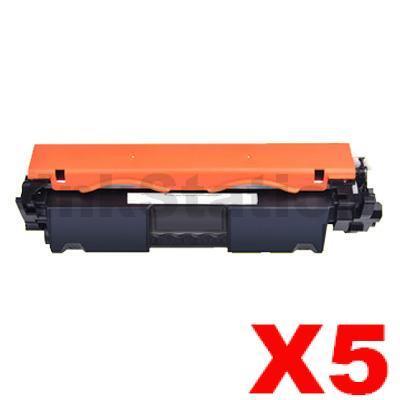 5 x HP CF230X (30X) Compatible Black High Yield Toner Cartridge - 3,500 Pages