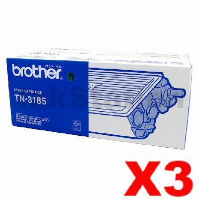 3 x Genuine Brother TN-3185 Toner Cartridge - 7,000 pages