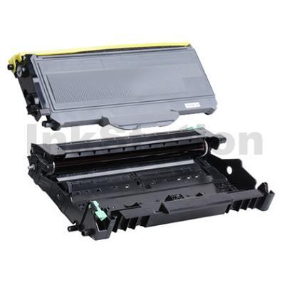 Brother Compatible TN-2150 Toner Cartridge + Compatible DR-2125 Drum Unit Combo