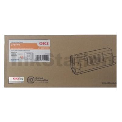 OKI Genuine C711WT White Toner Cartridge - 6,000 pages (44318666)