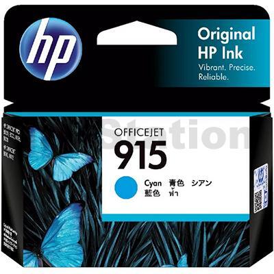 HP 915 Genuine Cyan Inkjet Cartridge 3YM15AA - 315 pages