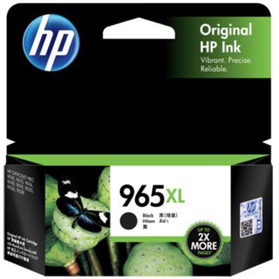 HP 965XL Genuine Black High Yield Inkjet Cartridge 3JA84AA - 2,000 Pages