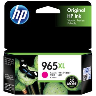 HP 965XL Genuine Magenta High Yield Inkjet Cartridge 3JA82AA - 1,600 Pages