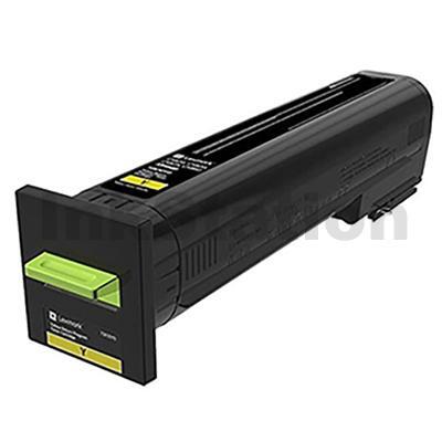 Lexmark 82K6UY0 Genuine CX860 Yellow Ultra High Yield Return Program Toner Cartridge - 55,000 pages