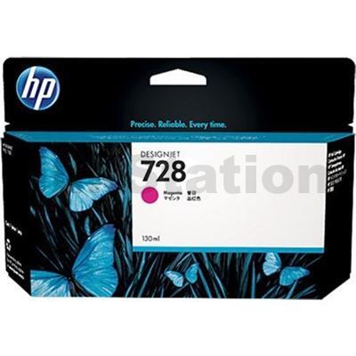 HP 728 Genuine Magenta 130ML Inkjet Cartridge F9J66A