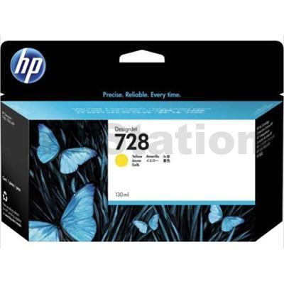 HP 728 Genuine Yellow 130ML Inkjet Cartridge F9J65A