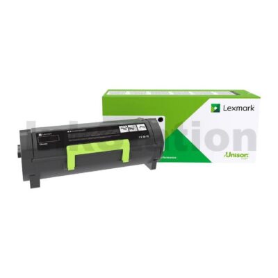 Lexmark 56F6X0E Genuine MS421 / MS521 / MS622 / MX421 / MX522 / MX622 Black Extra High Yield Return Program Toner Cartridge - 20,000 pages