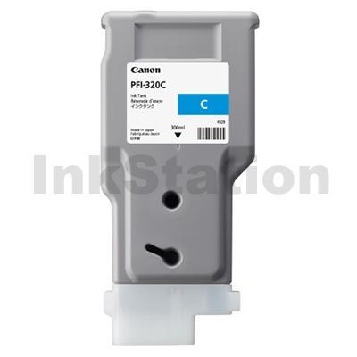 Genuine Canon PFI-320C Cyan Ink Cartridge - 300ML