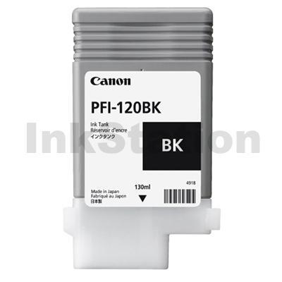 Genuine Canon PFI-120BK Black Ink Cartridge - 130ML