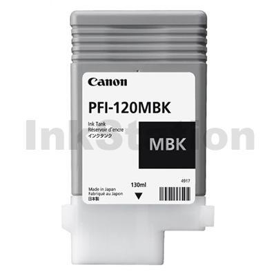 Genuine Canon PFI-120MBK Matte Black Ink Cartridge - 130ML