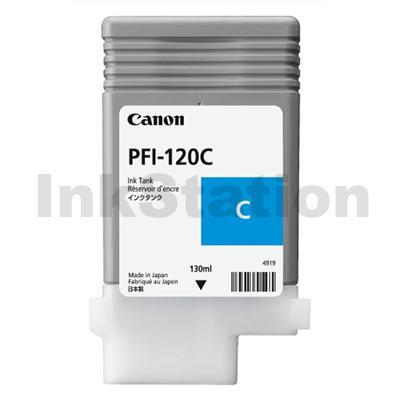 Genuine Canon PFI-120C Cyan Ink Cartridge - 130ML