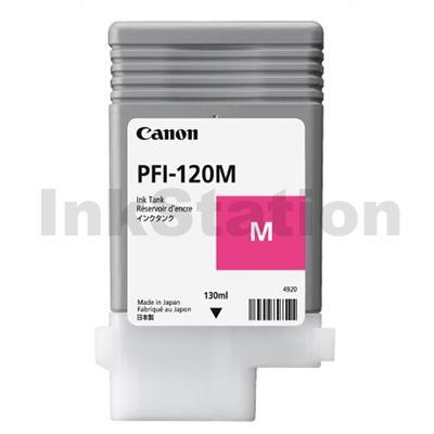 Genuine Canon PFI-120M Magenta Ink Cartridge - 130ML