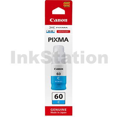Genuine Canon GI60C Cyan Ink Bottle - 7,700 pages