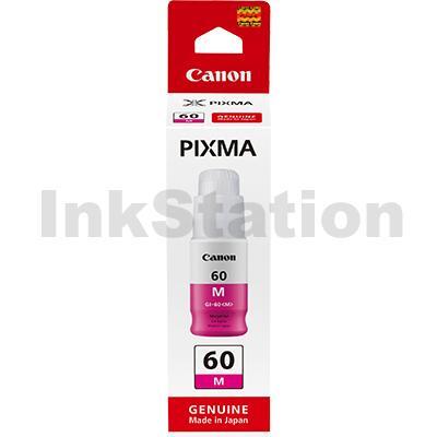 Genuine Canon GI60M Magenta Ink Bottle - 7,700 pages